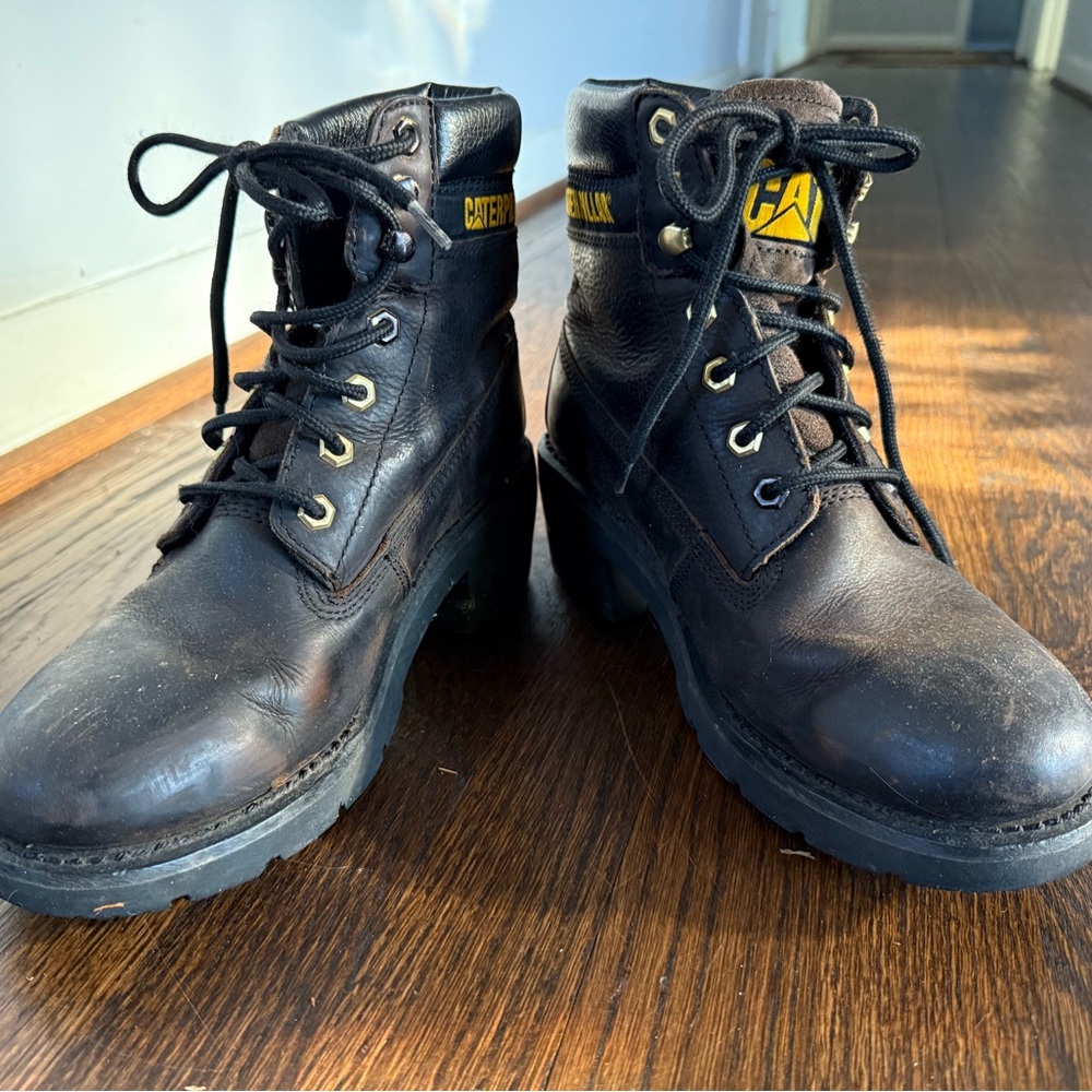 Caterpillar Ottawa Heeled Leather Boots